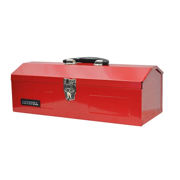 Faithfull TBH101 Metal Barn Toolbox + Tote Tray 48cm (19in)