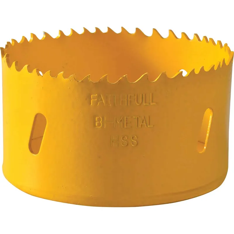 Faithfull Varipitch Holesaw 83Mm in Yellow Yellow