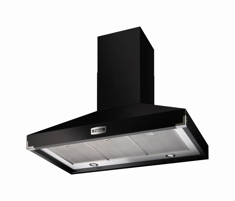 Falcon 900 Super Extract FHDSE900BL/C 90cm Wide Black Wall-Mounted Cooker Hood