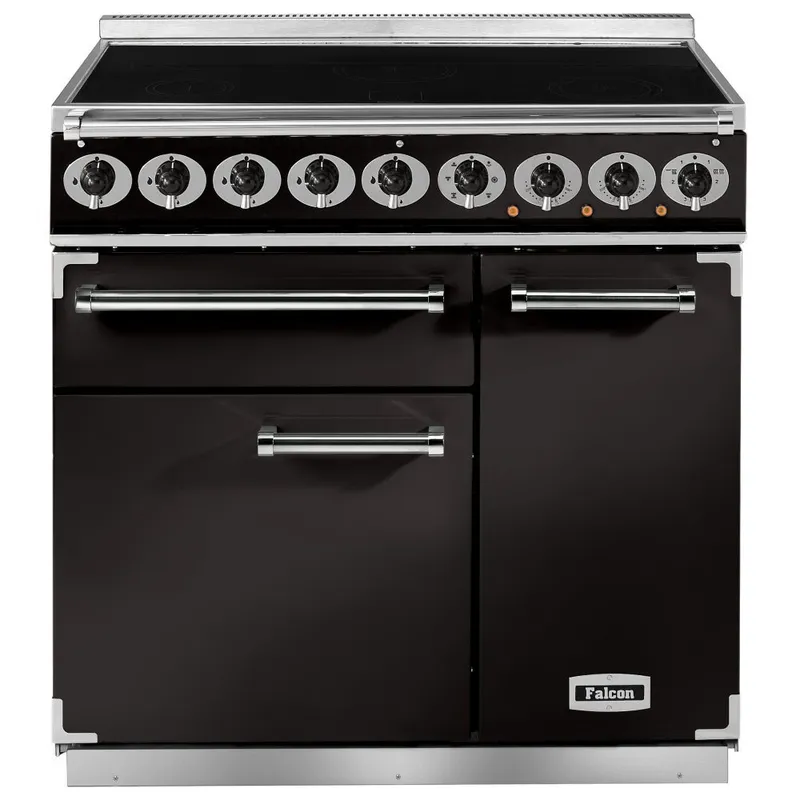 Falcon F900DXEIBL/C 900 Deluxe Electric Induction Range Cooker - Black