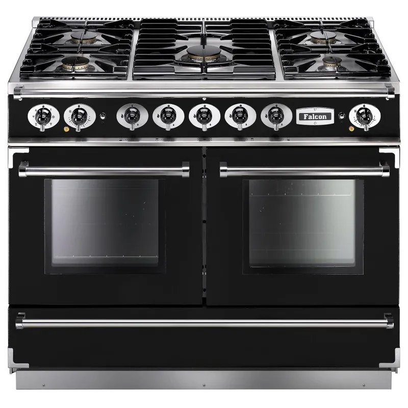 Falcon FCON1092DFBL/CM Continental 1092 Dual Fuel Range Cooker - Black