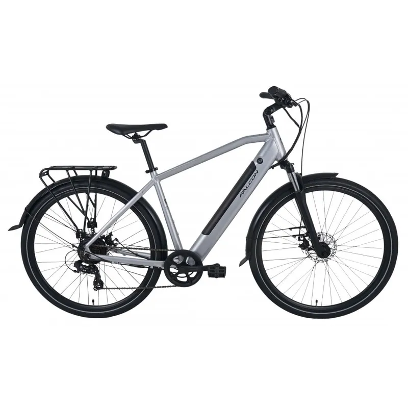 Falcon Horizon Cross Bar Electric Hybrid Bike with Free Bike Pump