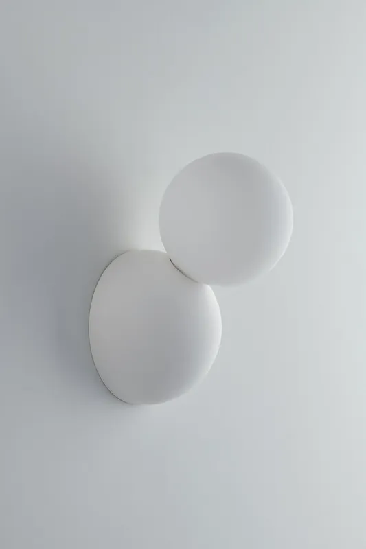 Fan Europe Lighting Kiss Plaster Globe Wall Light White, G9