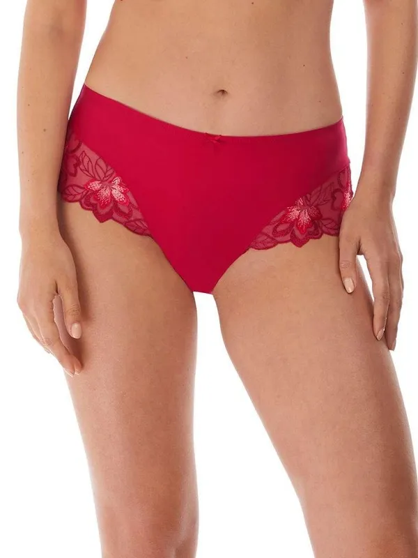 Fantasie Women's Leona Full Briefs in Red Size: 8 Red