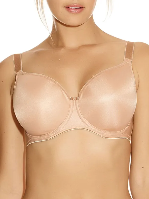 Fantasie Womens Smoothing Moulded Balcony Bra - Beige Nylon - Size 40e
