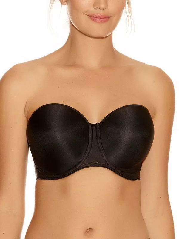 Fantasie Womens Smoothing Strapless Bra - Black - Size 38c