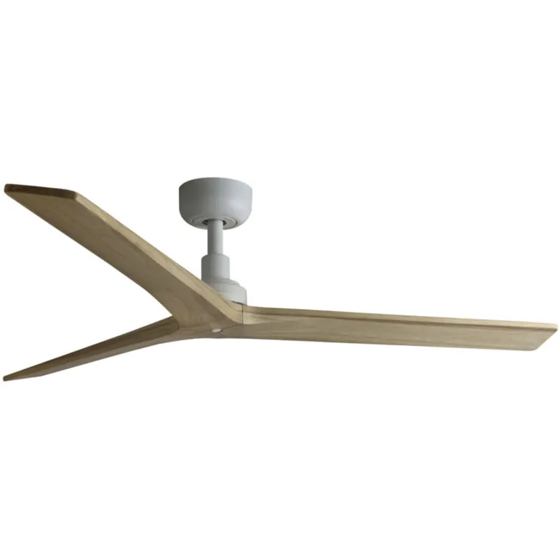 Faro Lighting Klim Medium Ceiling Fan White, Pine Blades