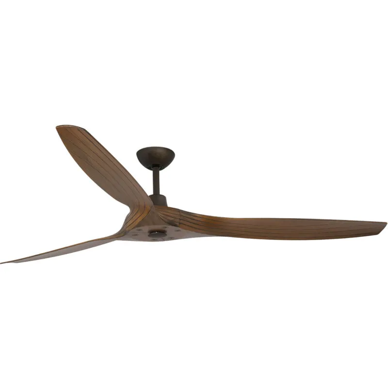 Netlighting Morea Ceiling Fan 152cm Brown 3 Blades Brown