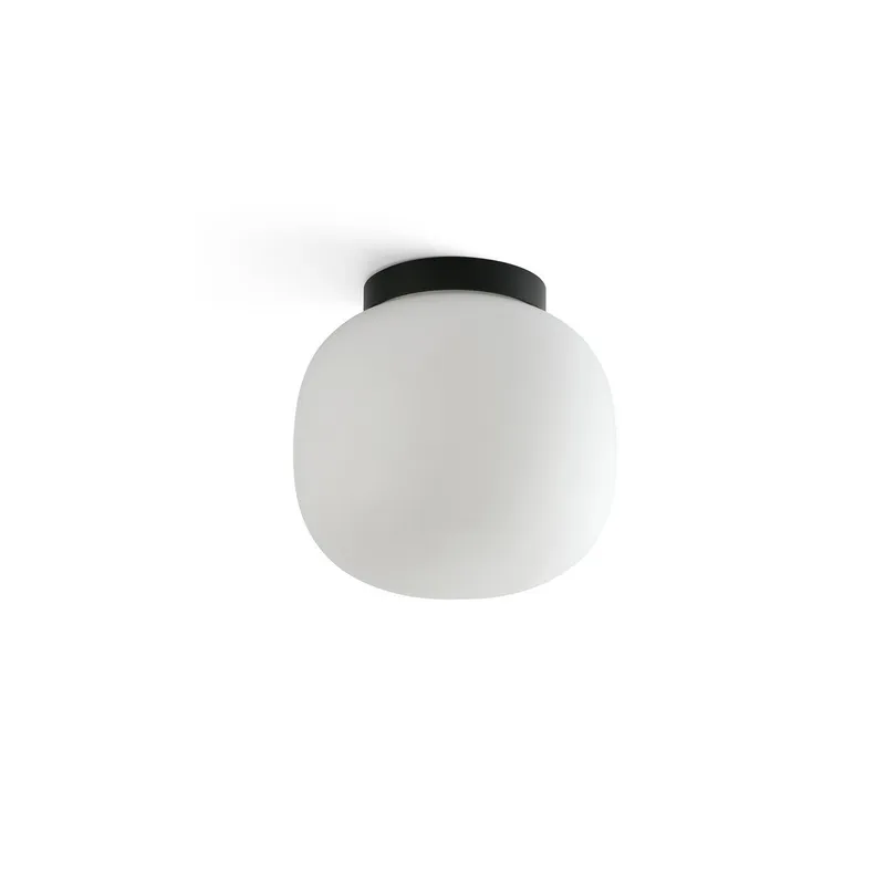 Netlighting Amelia Bathroom Ceiling Light Matt Black IP44 Black