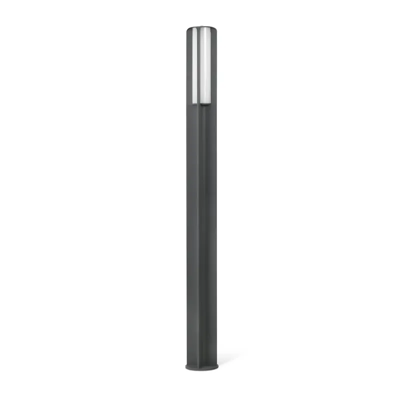 Netlighting Bu LED 4 Light Outdoor Lamp Post Dark Grey IP65 Dark Grey