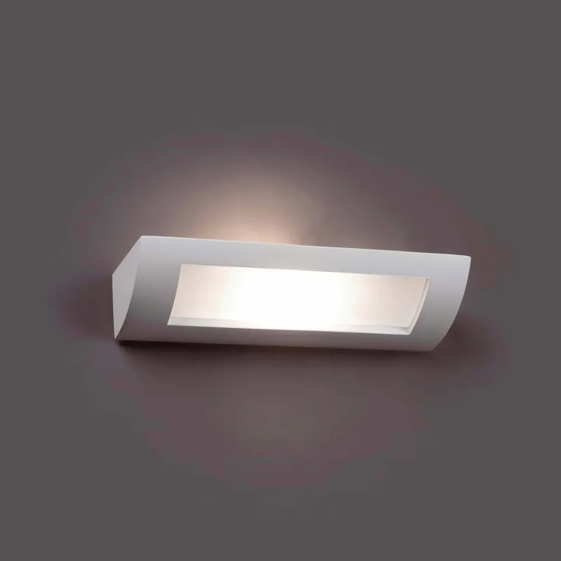 Faro Lighting Cheras 1 Light Indoor Wall Light White Plaster