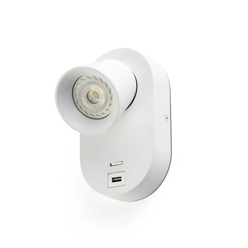 Netlighting Corb Integrated LED Wall Spotlight Wall Light White White