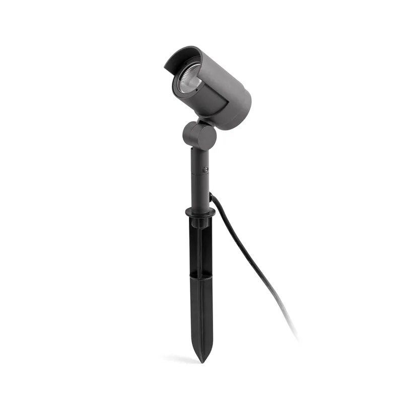 Netlighting Foc LED Outdoor Short Spike Light Dark Grey IP65 Dark Grey