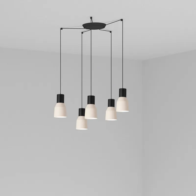 Netlighting Kombo Cluster Pendant Ceiling Light Beige E27 Beige