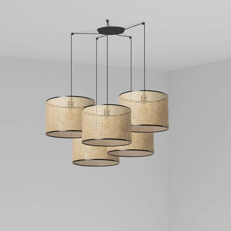 Netlighting Mambo Cluster Pendant Ceiling Light Beige E27 Beige
