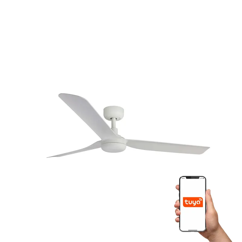 Faro Lighting Punt 130cm Smart Ceiling Fan White