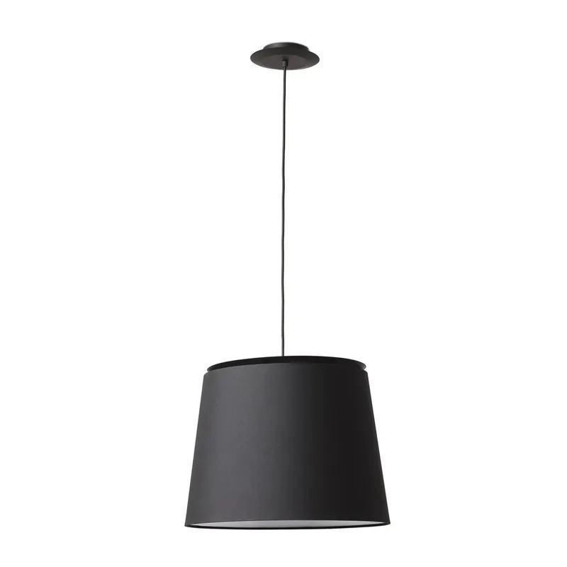 Netlighting Savoy Cylindrical Pendants Black E27 Black