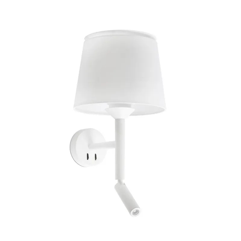 Faro Lighting Savoy Reading Light Wall Light White, E27