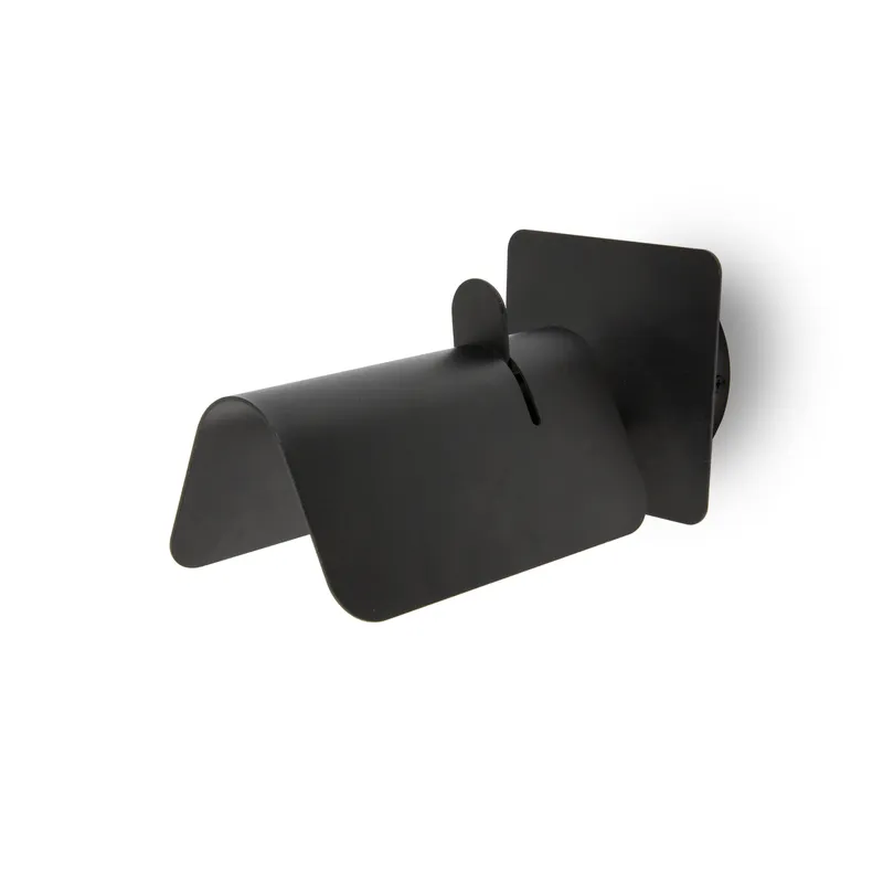Netlighting Smile Adjustable 1 Light Indoor Wall Light Black E27 Black
