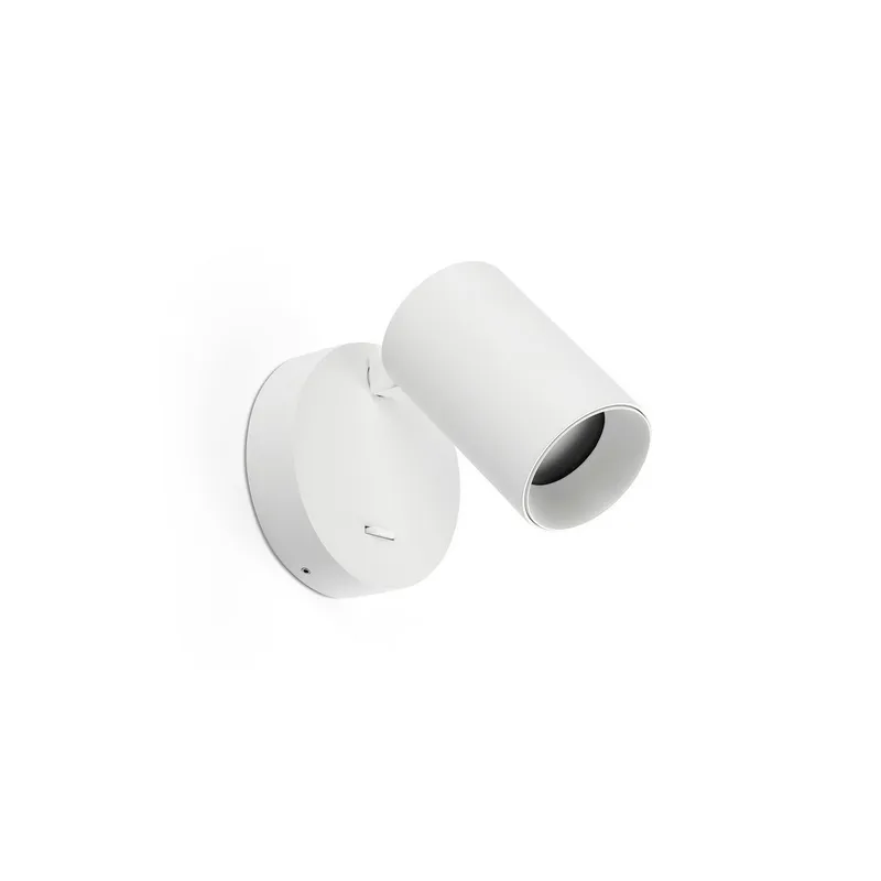 Netlighting Stan Single Spotlight Matt White White