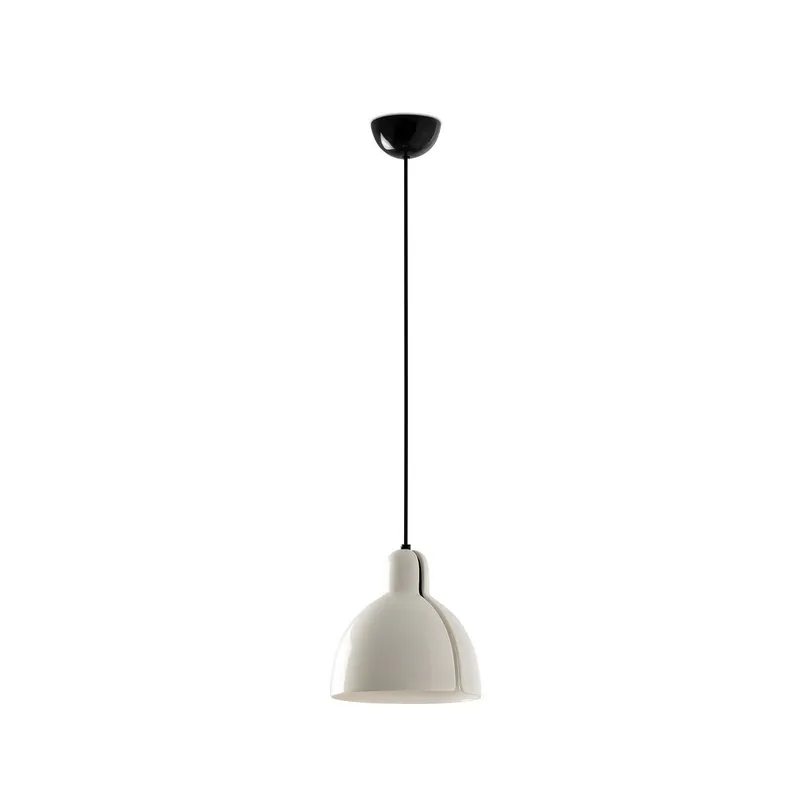 Faro Lighting Venice 20cm Dome Pendant Ceiling Light White