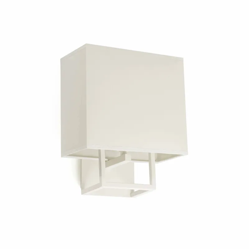 Netlighting Vesper 1 Light Indoor Wall Lamp White with Shade E14 White