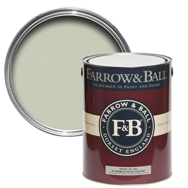 Farrow & Ball Exterior Masonry, Eddy No. 301, Exterior Masonry Paint