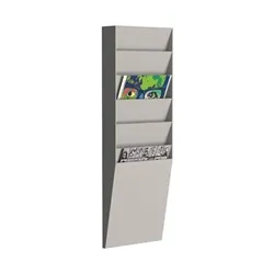 Fast Paper A4 Document Control Panel 6 Compartments Grey