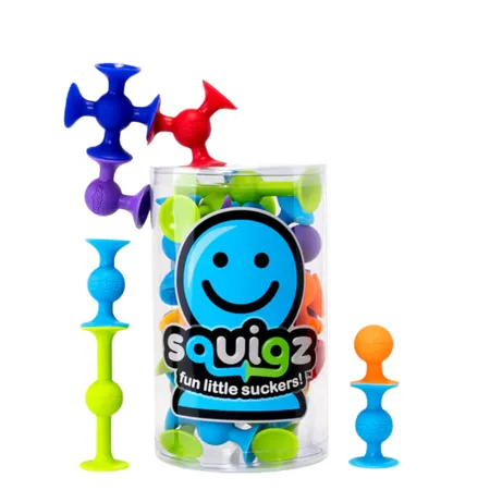 Fat Brain Toys Fat Brain Squigz Suction Construction Building Starter Set â 22 pcs