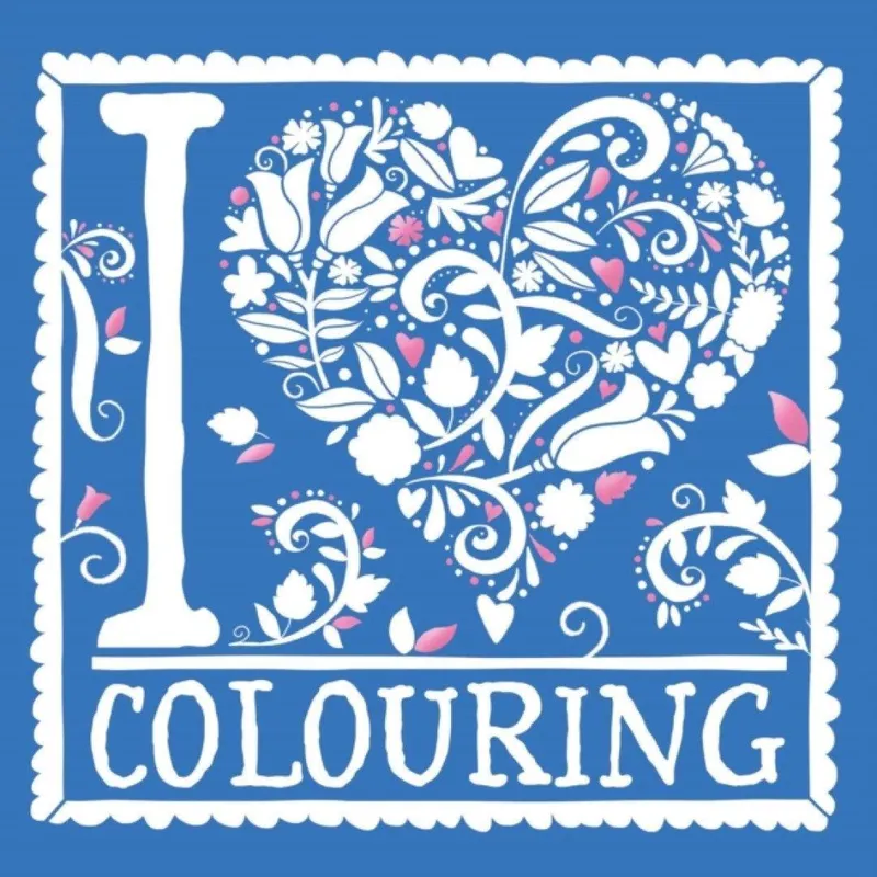 Felicity French I Heart Colouring Paperback Book Multicolor