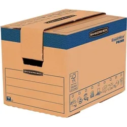 Fellowes Bankers Box Moving Box Small Brown Green (5 Pack)