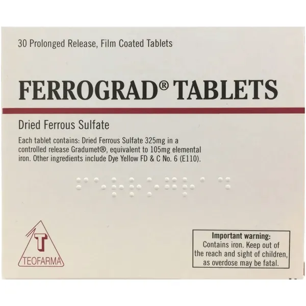 Ferrograd Tablets Pack of 30