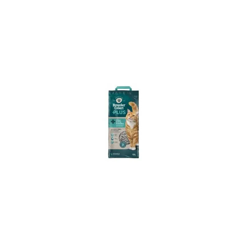 Breeder Celect Plus Probiotic Cat Litter - 10l