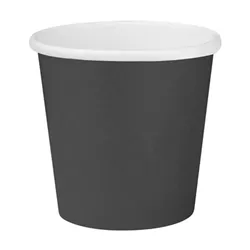 Fiesta Compostable Hot Cups Single Wall Black 6oz (50 Pack)
