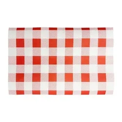 Fiesta Compostable Red Gingham Greaseproof 310x190mm (200)