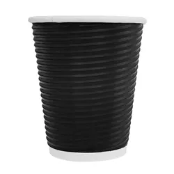 Fiesta Coffee Cups Ripple Black 340ml/12oz (500)