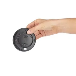 Fiesta Cup Lids Black 340ml/12oz&455ml/16oz (1000)