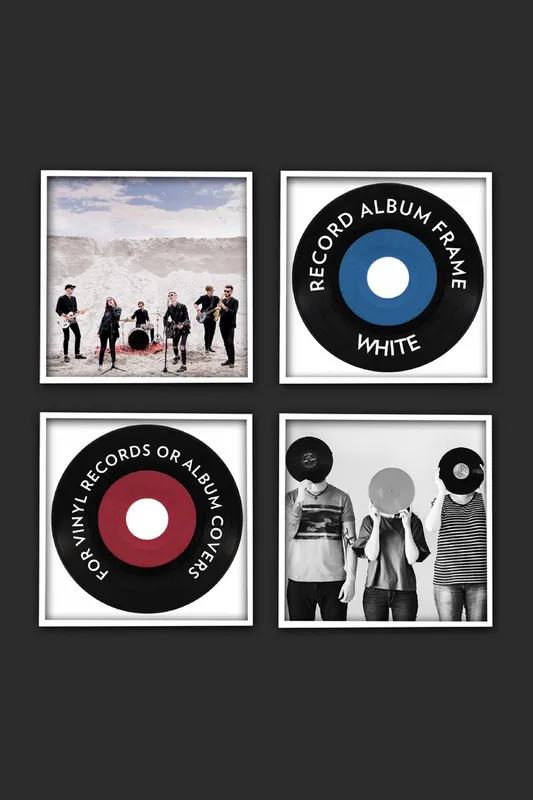 Find Me A Gift Unisex White Record Frame Multicolor One Size female