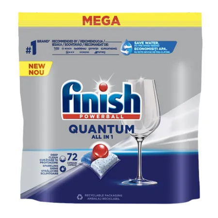 Finish Quantum All in 1 Lemon Opvasketabs â 72 stk.