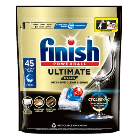 Finish Ultimate Plus Lemon Opvasketabs â 45 stk.