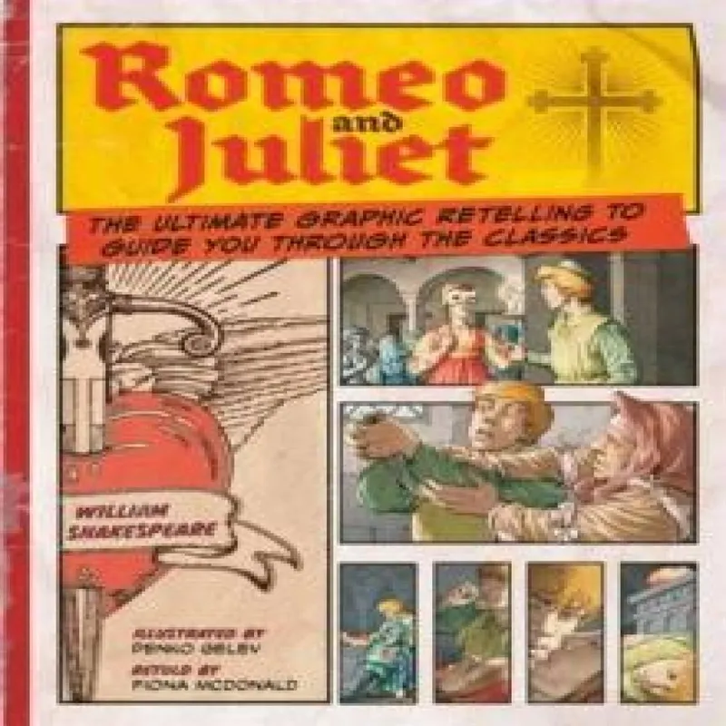 Fiona Macdonald Romeo & Juliet: Classic Comics Paperback Book Multicolor