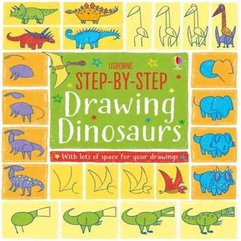 Fiona Watt Step-by-Step Drawing Dinosaurs