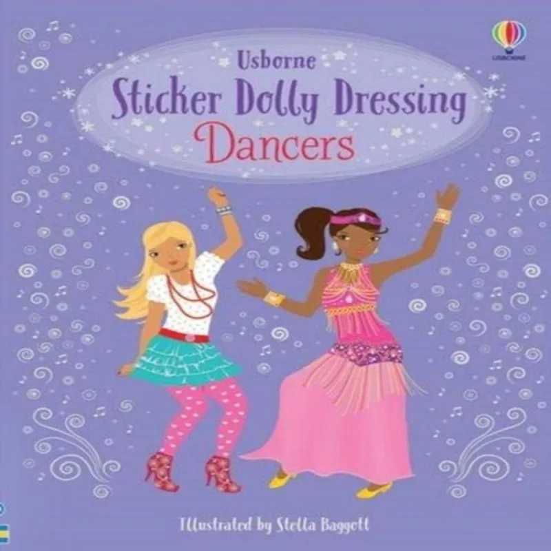 Fiona Watt Sticker Dolly Dressing Dancers Paperback Book Multicolor