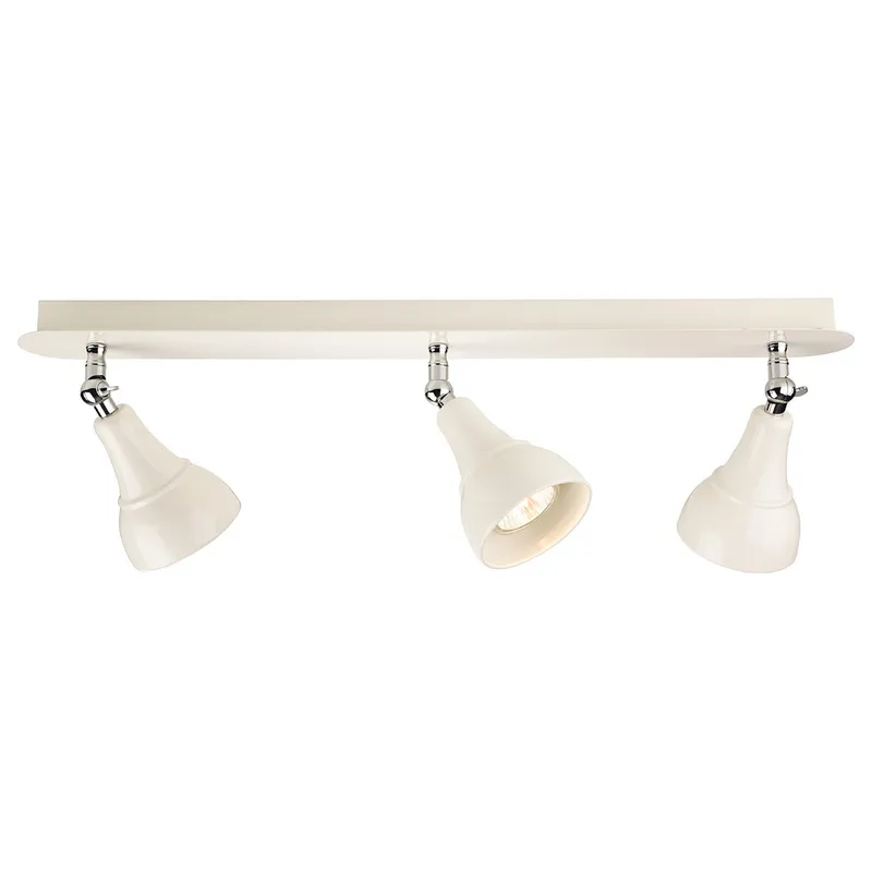 Netlighting Country 3 Light Spotlight Bar Cream GU10 Cream