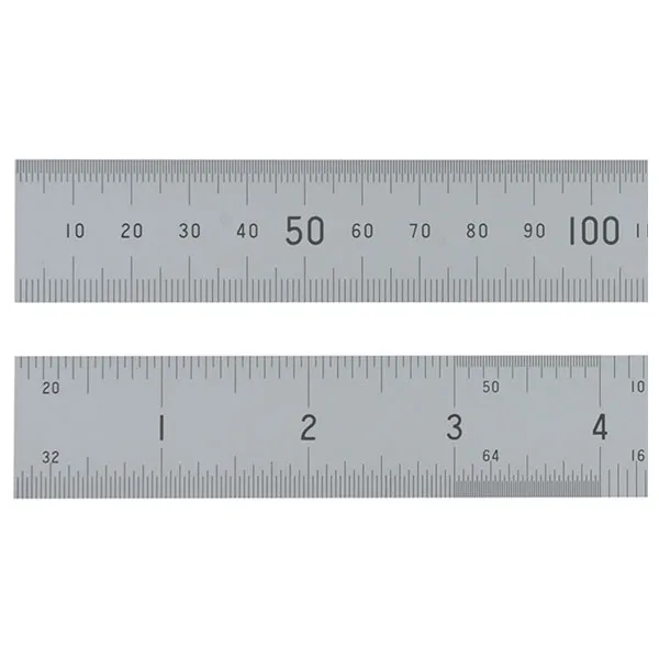 Fisher Satin Chrome Rule 300mm / 12in