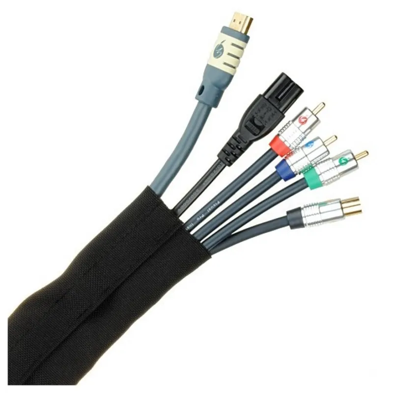 Fisual Cable Tidy Wrap 50mm Diameter Black 2m