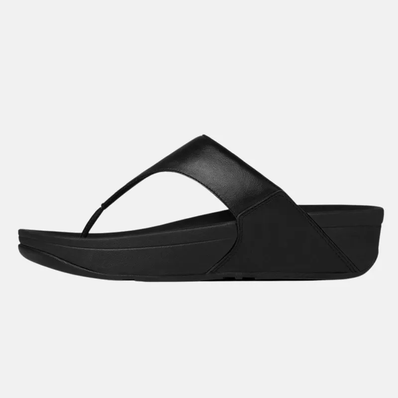 Fitflop Womens Lulu I88-001 Black Leather - Size Uk 3