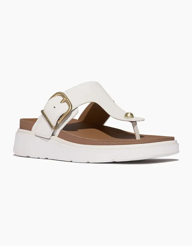 FitFlop Women's Gen-FF Toe-Post Sandals in White Size: 5 White