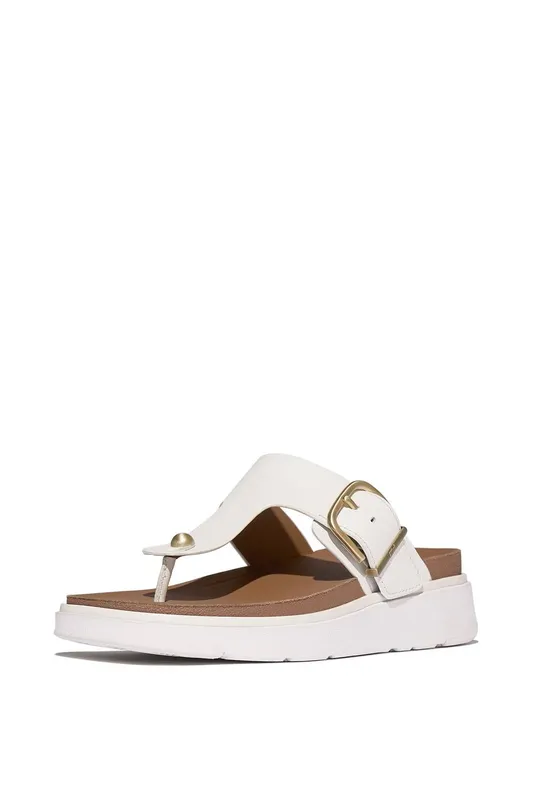FitFlop Women's Gen-FF Toe-Post Sandals in White Size: 6 White