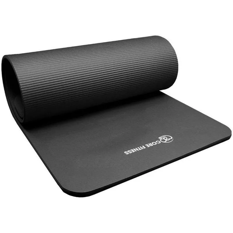 Fitness Mad Nbr Yoga Mat in Black Black